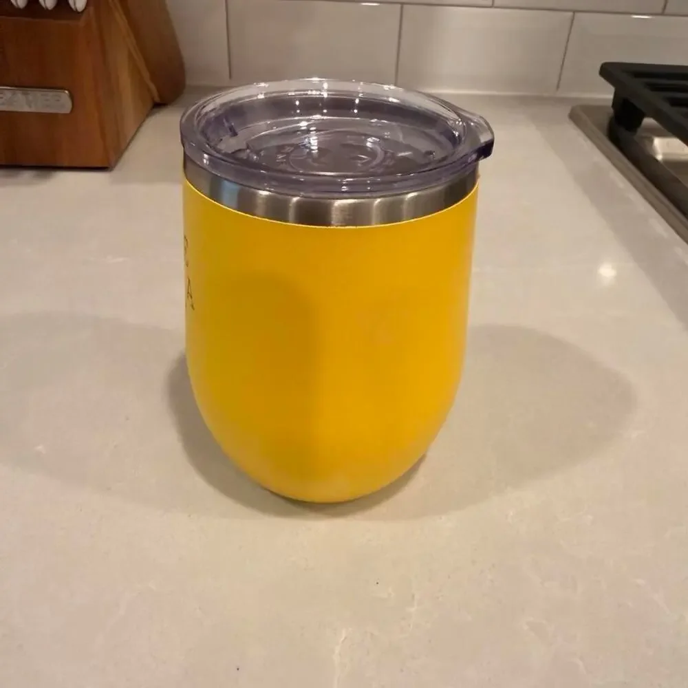 Yellow Stainless Steel Tumbler 